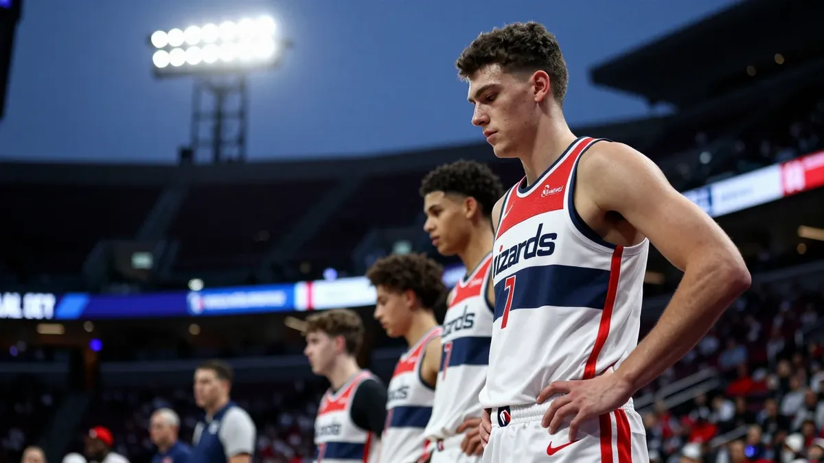Washington Wizards Center Tristan Vukcevic Sidelined 4 Weeks with Hip Injury